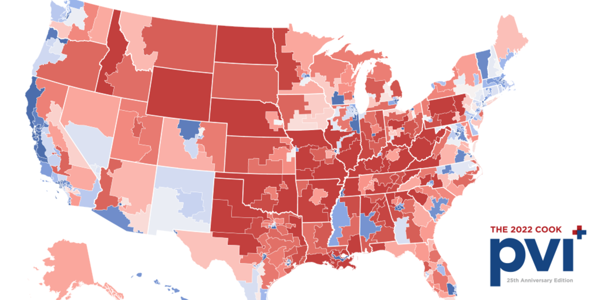 2022 Cook PVI℠ District Map and List Cook Political Report